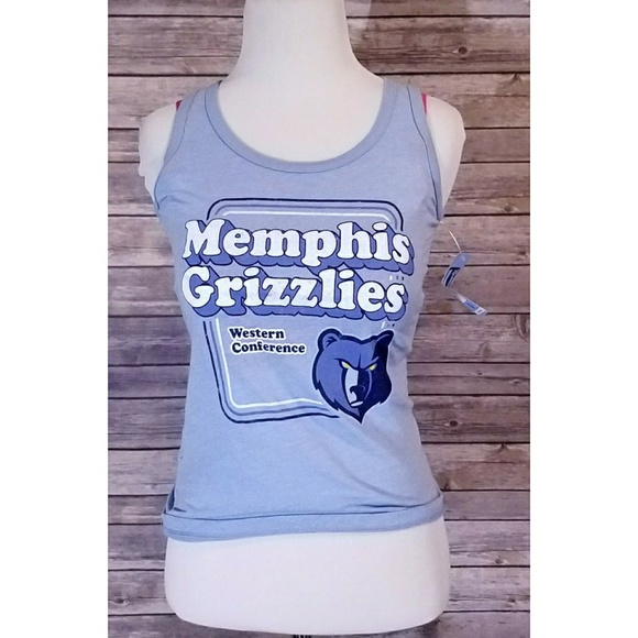 NBA Memphis Grizzlies Sleeveless Logo Tank Top NWT - Picture 3 of 5